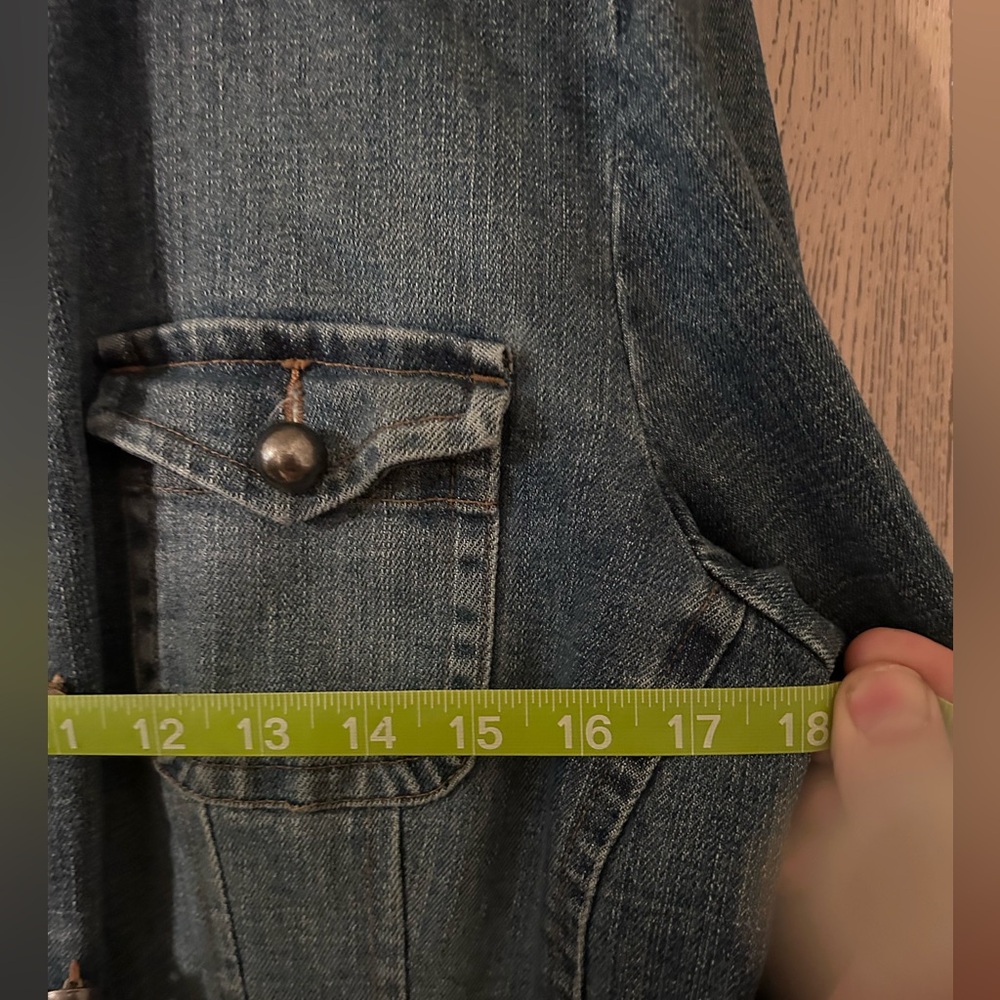 Talbots jean jacket size 12 jean jacket - Picture 5 of 13